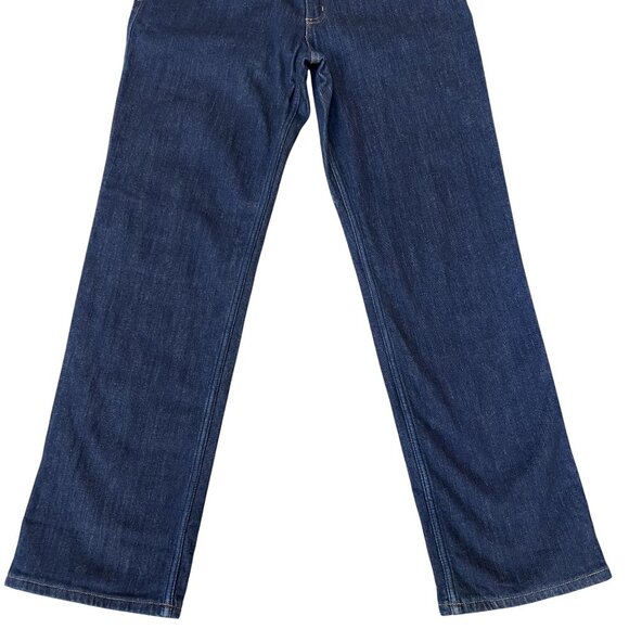 Carhartt NWT Womens14 Straight Leg Blaine Flannel Lined Jean Rugged Flex Capsule - Picture 15 of 16